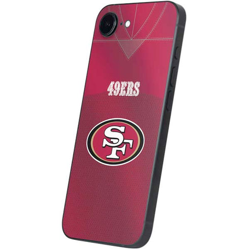 NFL San Francisco 49ers Team Jersey iPhone 16e Skin